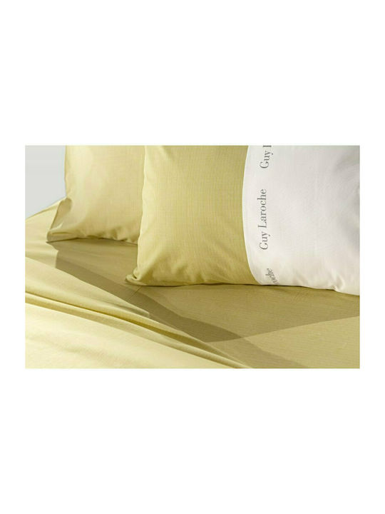 Guy Laroche Sheet Sets Single 160x265cm. Etoile Lime 3pcs