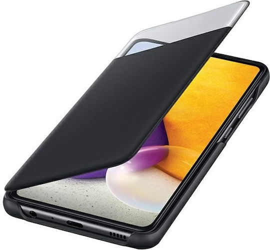 Samsung S View Book Synthetic Leather Black (Galaxy A72)