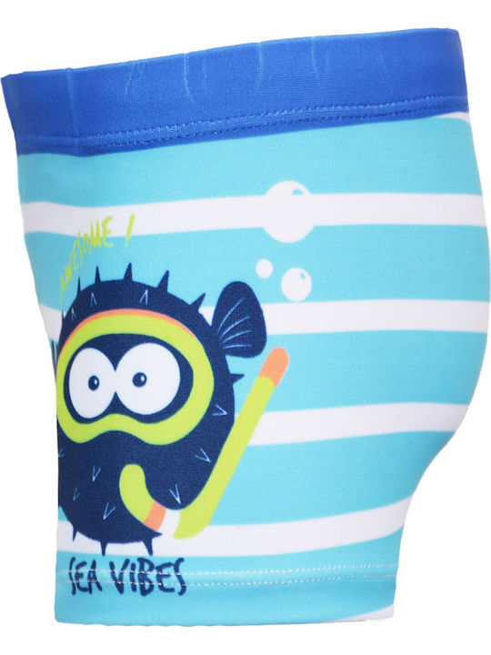 Energiers Kinder Badeanzug Badeshorts Hellblau