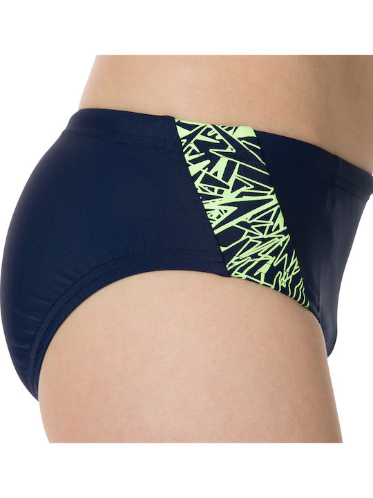 Speedo Boom Splice Παιδικό Μαγιό Σλιπ Navy Μπλε