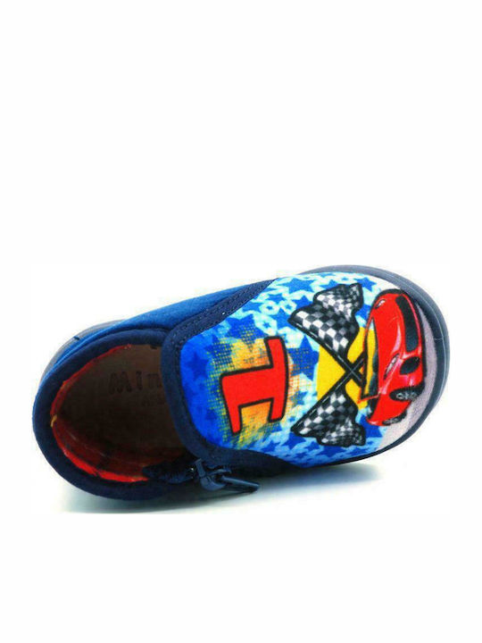 Mini Max Anatomic Kids Slipper Ankle Boot Blue Winner