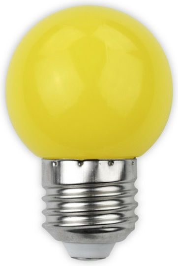 Avide ABDLG45-1W-Y LED-Lampe 1W 70mm für Fassung E27 und Form G45 Gelb 30lm