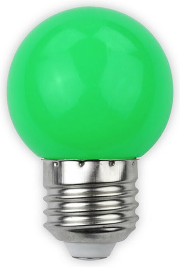 Avide ABDLG45-1W-G Λάμπα LED 1W 70mm για Ντουί E27 και Σχήμα G45 Πράσινο 30lm