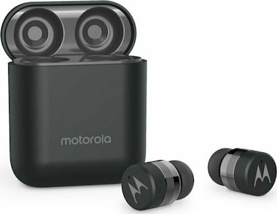 Motorola Vervebuds 120 Bluetooth Handsfree Earphones with Sweat Resistance and Charging Case Blacα