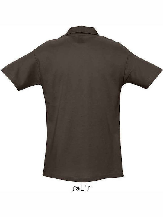 Sol's Spring II Men's Short Sleeve Promotional Blouse Chocolate