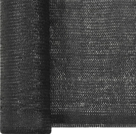 vidaXL Rechteckig Schattierungsnetz Schwarz auf Rolle 1x50m 150gr/m²