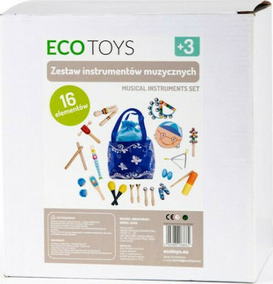 Ecotoys Set de Lemn pentru 3+ Ani