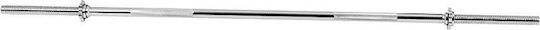 Optimum Gerade Krafttrainingsstange Φ28mm 10kg Länge 200cm mit Spinlock Kragen