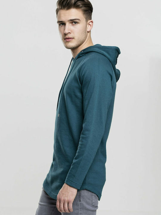 Φούτερ με Κουκούλα Teal