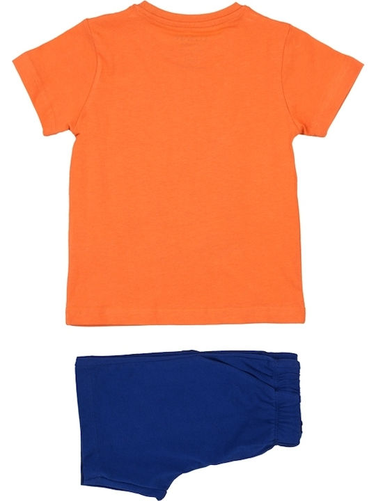 Losan Kids Set with Shorts Summer 2pcs Orange