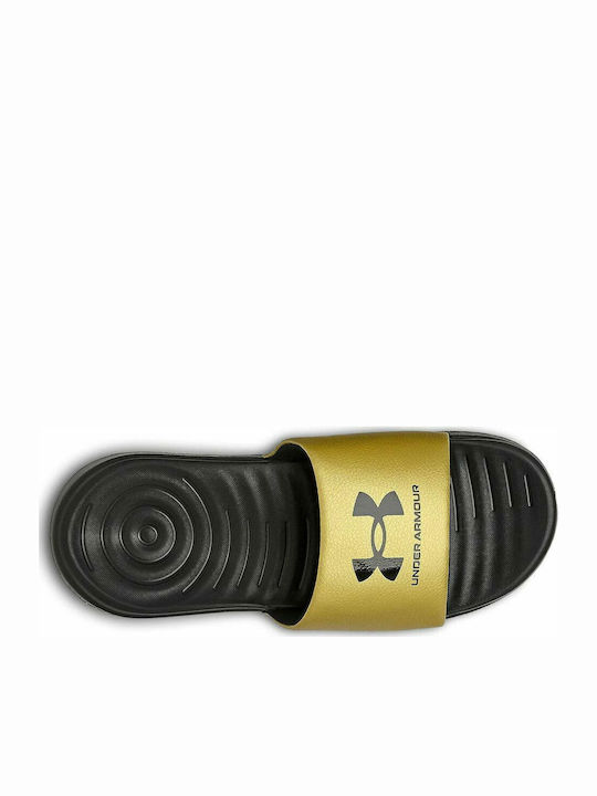 Under Armour Ansa Fixed Slides Χρυσά