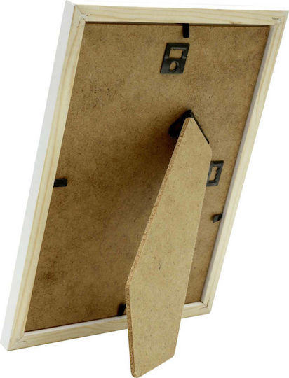Deknudt S236K1 Wall Photo Frame Wooden with White Frame
