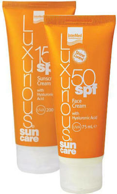 Intermed Low Protection Face Cream SPF50 75ml & Sunscreen C Σετ με Αντηλιακή Κρέμα Προσώπου & Αντηλιακό Γαλάκτωμα Σώματος