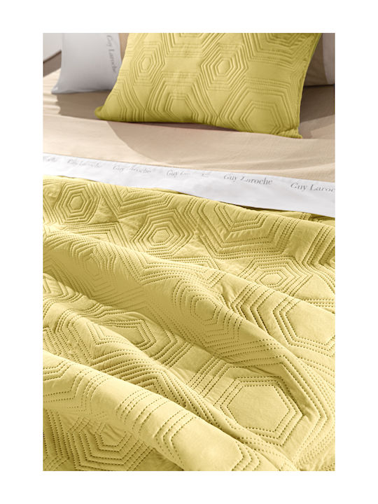 Guy Laroche Lilly Coverlet Queen Size Microfiber Lime 220x240cm