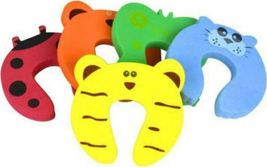 Loco Tiger Fingerprotektor für Türen aus Schaumstoff in Gelb Farbe 1Stück