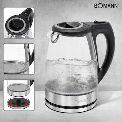 Bomann WKS 6032 G CB Βραστήρας 1.7lt 2200W Inox