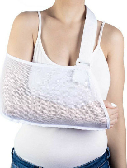 Medical Brace MB.2003 Ρυθμιζόμενος Φάκελος Ανάρτησης Ώμου Δεξιάς Πλευράς σε Λευκό Χρώμα