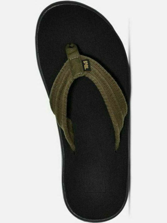 Voya Men's Flip Flops Khaki