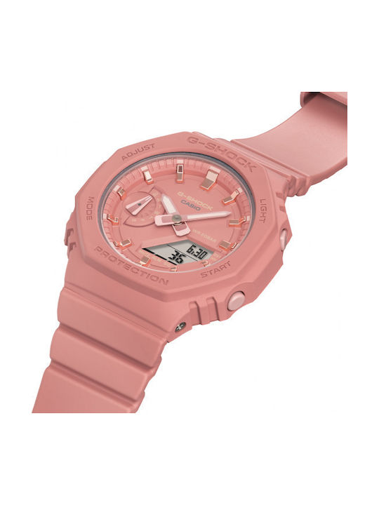 Casio G-shock Ceas de Damă cronograf cu Roz Curea din Cauciuc