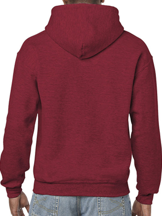 Gildan Werbe-Hoodie Antique Cherry Red