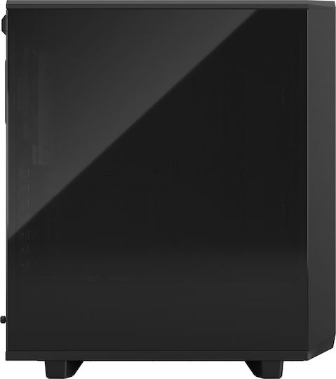 Fractal Design Meshify 2 Compact Dark Tempered Glass Gaming Midi Tower Κουτί Υπολογιστή με Πλαϊνό Παράθυρο Μαύρο