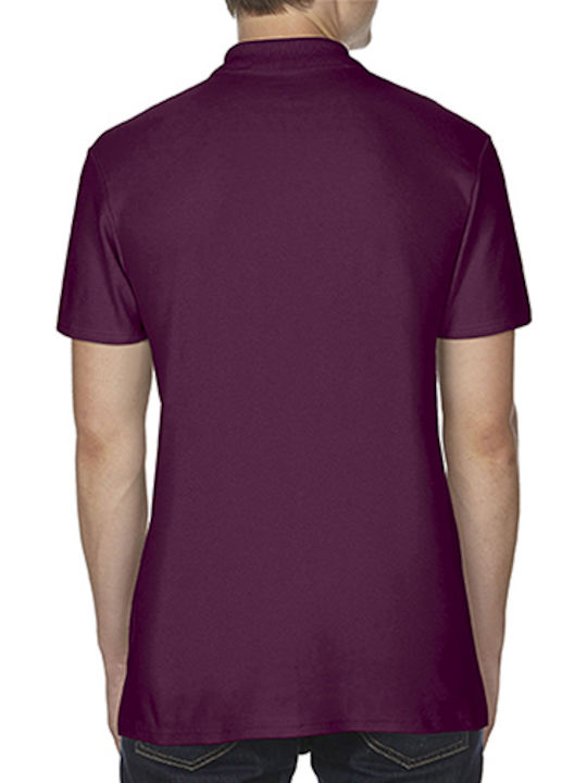 Gildan 64800 Men's Short Sleeve Promotional Blouse Maroon