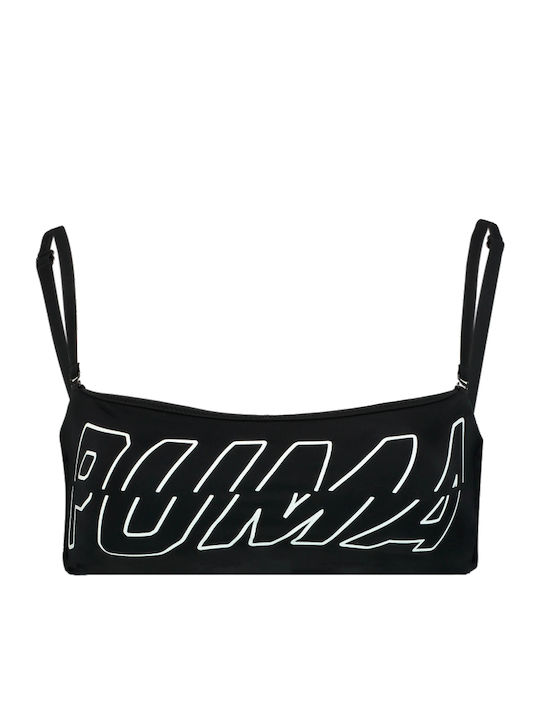 Strapless Bikini Top Μαύρο