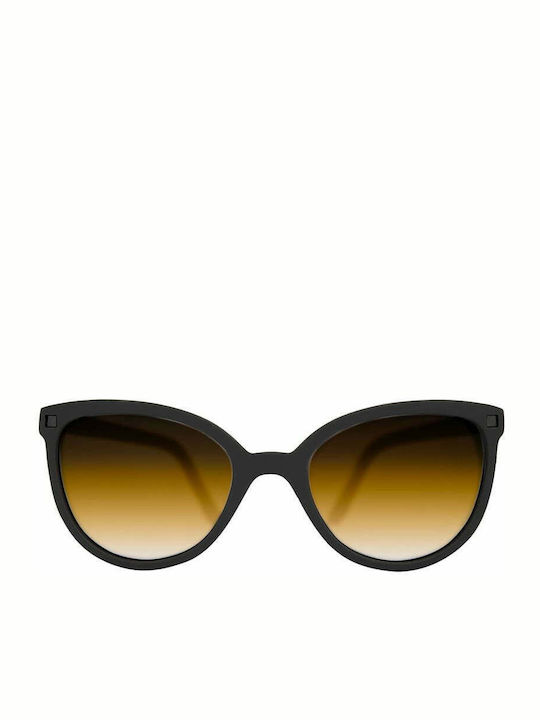 KiETLA BuZZ Unbreakable Butterfly Kids Sunglasses with Polarized Mirror Lens Black for 6-9 Years