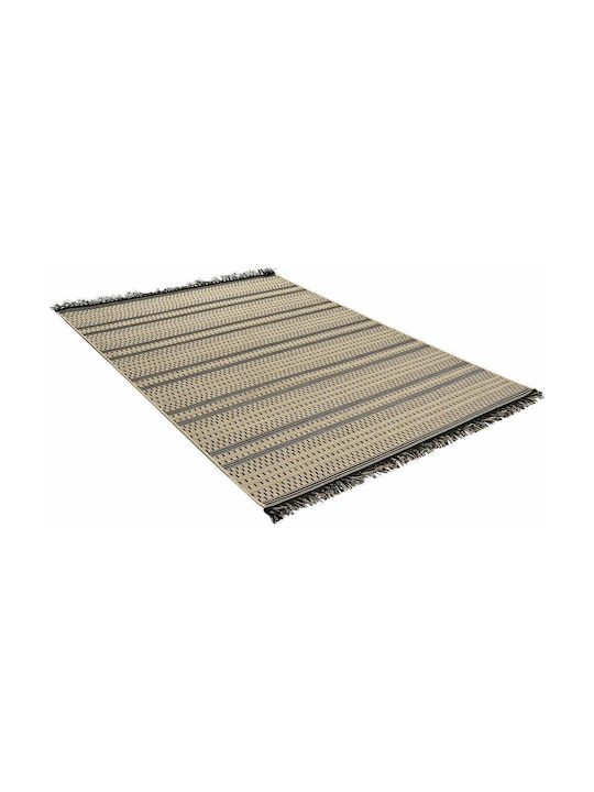 Beauty Home 9754 Rug Rectangular Summer Wicker with Fringes Beige