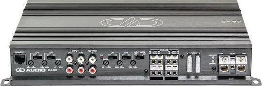 DD Audio Car Audio Amplifier C4.60 4 Channels (D Class)