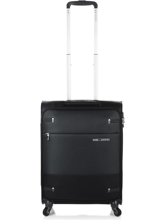Samsonite Base Boost Spinner Koffer Kabine Stoff Schwarze mit 4 Räder Höhe 55cm