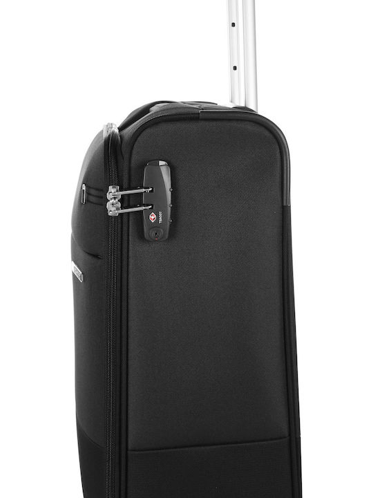 Samsonite Base Boost Spinner Koffer Kabine Stoff Schwarze mit 4 Räder Höhe 55cm