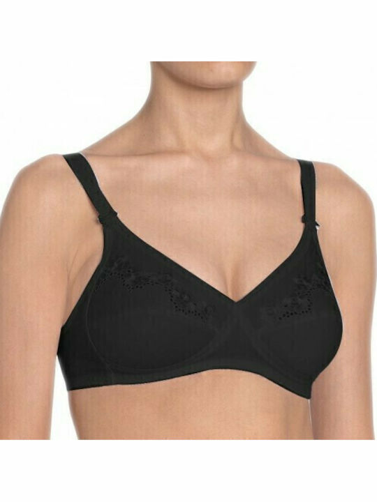 Claudette Bra with Light Padding without Underwire Black