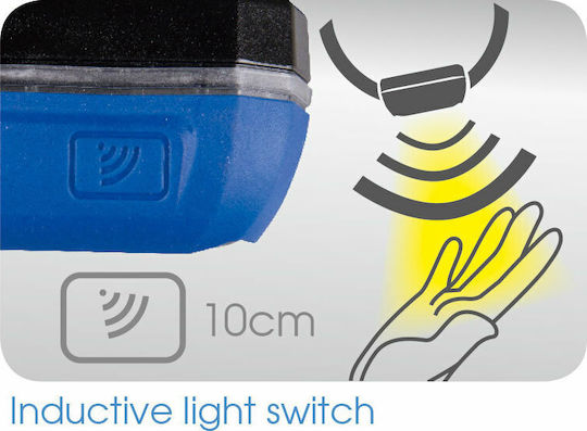 King Tony Rechargeable Headlamp LED with Maximum Brightness 280lm Black