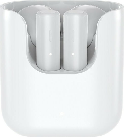 QCY T12 Earbud Bluetooth Handsfree Căști cu Carcasă de Încărcare Alb