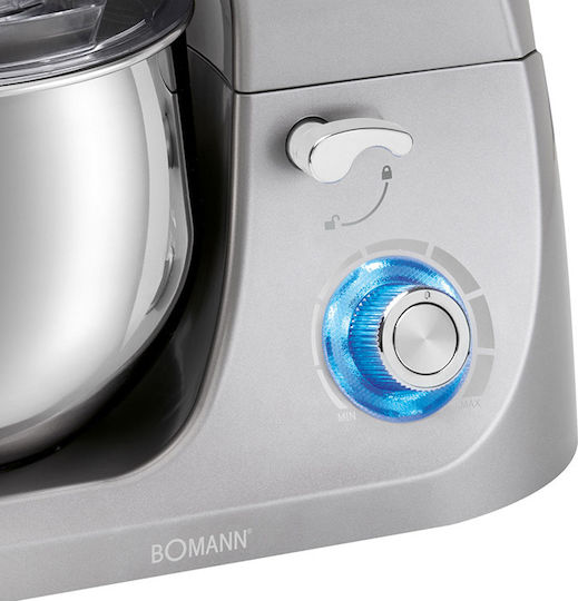 Bomann KM 6009 CB Mixer Planetar 1000W cu Recipient Inox 5lt Titan