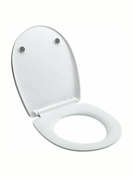 Wirquin Plastic Soft Close Toilet Seat Galet 16442 45cm