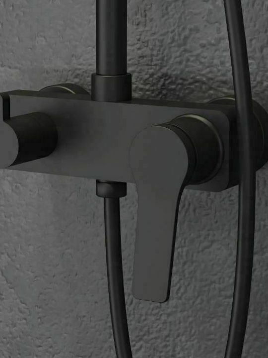 Karag Andare Shower Column Without Battery 136cm Black