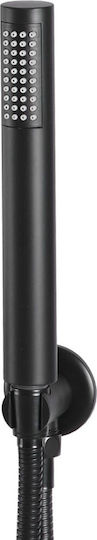 vidaXL Built-in Mixer, Hand Shower & Shower Head Set for Shower 2 Exits Inox Black