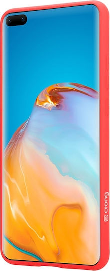 Crong Color Premium Back Cover Silicone Red (Huawei P40 Pro)