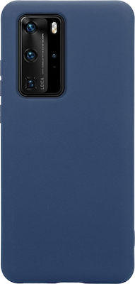 Crong Color Premium Back Cover Σιλικόνης Μπλε (Huawei P40 Pro)