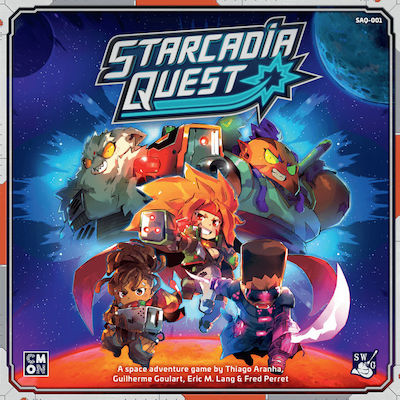 Cool Mini Or Not Brettspiel Starcadia Quest für 2-4 Spieler 14+ Jahre CMNSAQ001