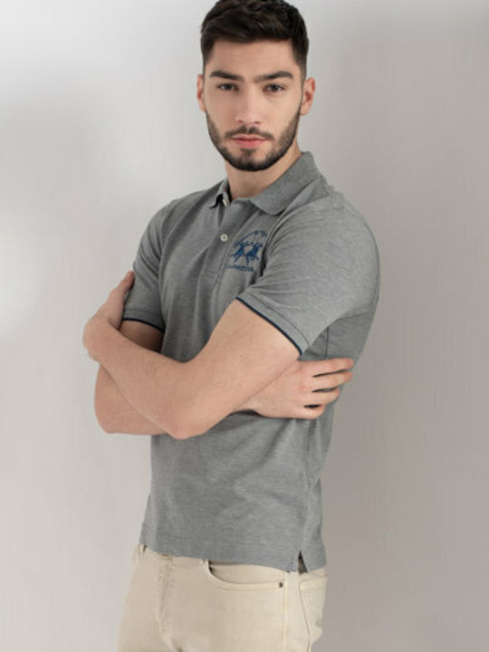 Polo Μπλούζα Κοντομάνικη Γκρι