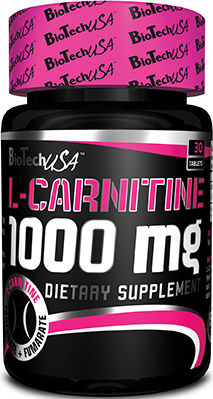 Biotech USA L-Carnitine cu Carnitină 1000mg 30 file