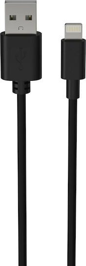 Ansmann Regular USB to Lightning Cable Μαύρο 1m (1700-0131)