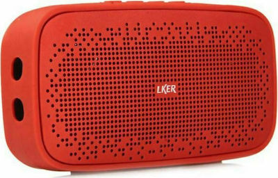 LKER LKS1 Bluetooth говорител 12W с време на работа до 10 часа Червен