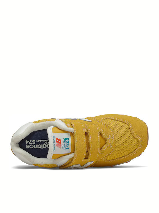574 Classic 574 Kids Sneakers with Scratch Yellow