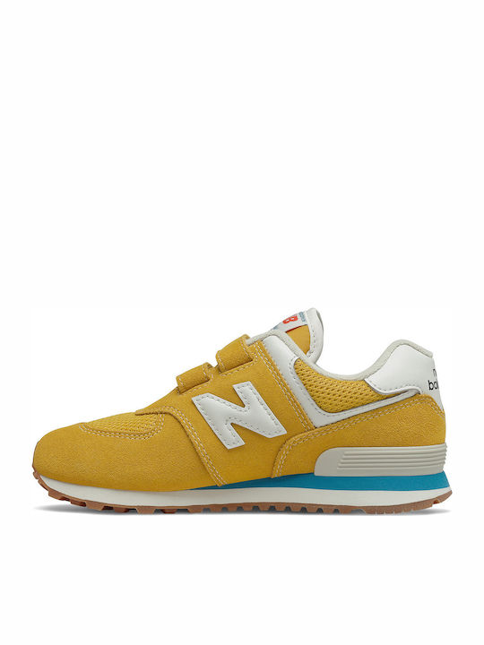 574 Classic 574 Kids Sneakers with Scratch Yellow