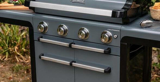Campingaz Series Premium S Gas Grill with 4 pcs 13.6kW and Side Burner