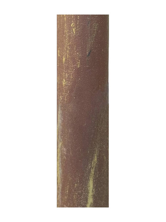 Pergolă De Grădină Din Metal Cu Tavan În Culoare Maro 300x300x250cm